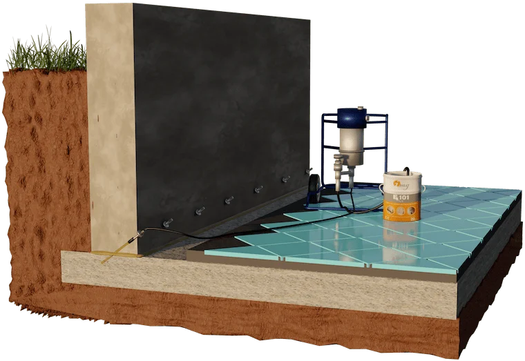 soğuk derz poliüretan enjeksiyon su yalıtımı